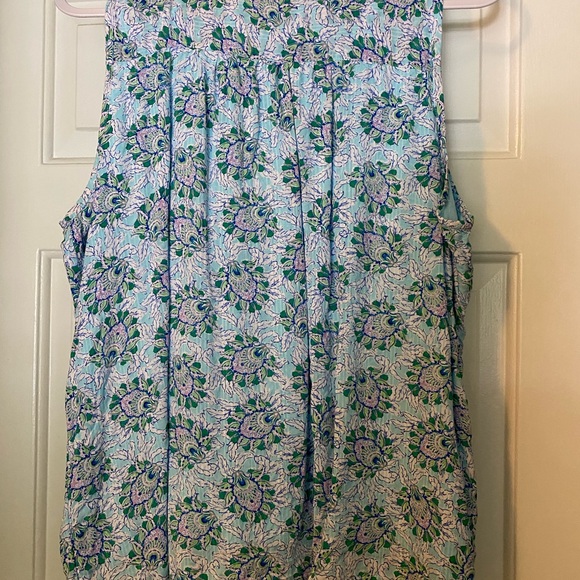 LOFT Women's Floral Sleeveless Top - Picture 3 of 3